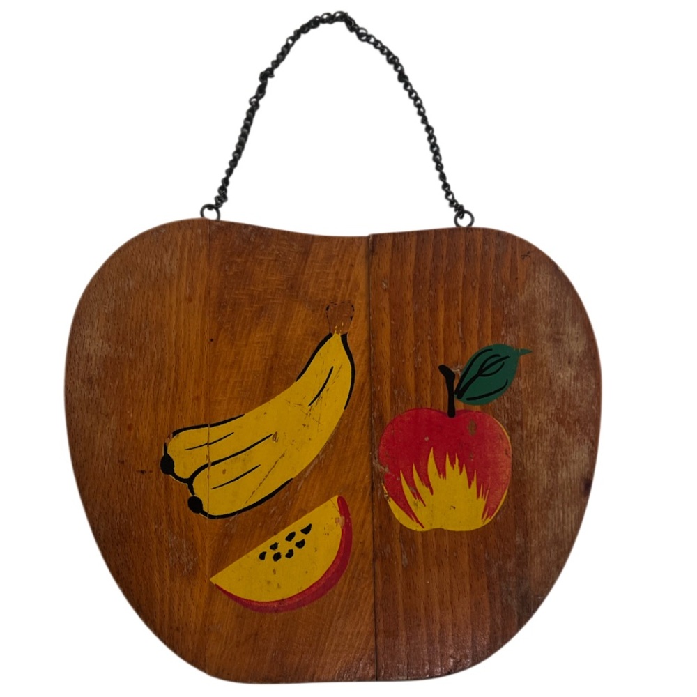 Vintage Wooden Fruit Wall Hanging cutting board for kitchen